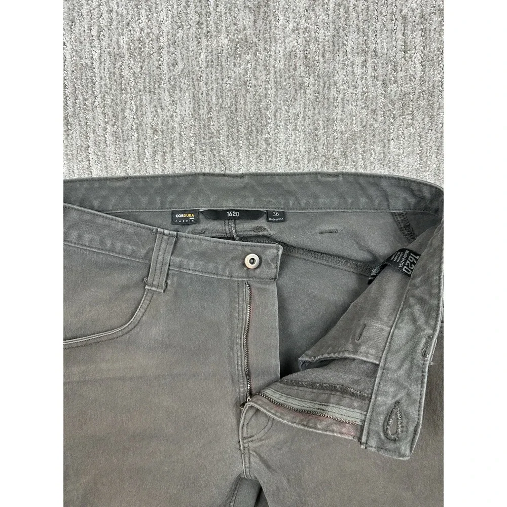 1620 Foundation Pant Men 36x31 Canvas Granite Gray Cordura Workwear Made in USA